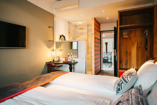 غرفة ديلوكس بسريرين منفصلين، Pest-Buda Design Hotel By Zsidai Hotels 2/5