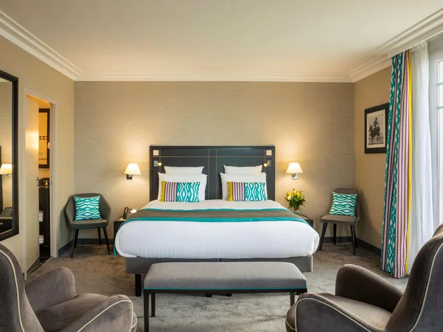 جناح جونيور بسرير مزدوج أو سريرين منفصلين بإطلالة على البحر، Mercure La Baule Majestic 2/4