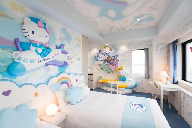Hello Kitty, Twin Beds، Centrair Hotel 3/4