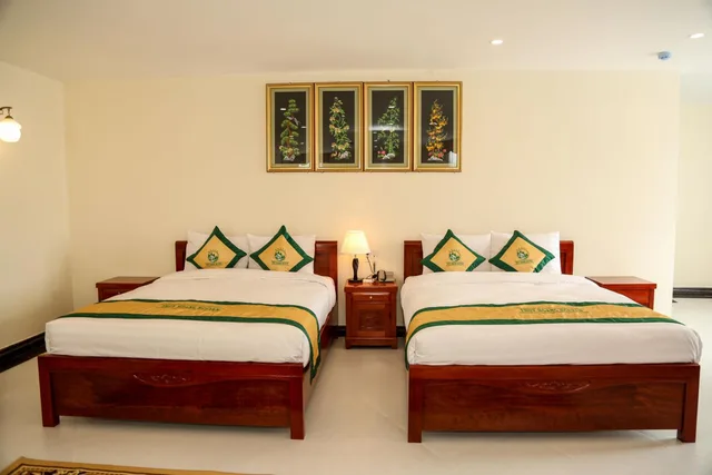 غرفة ديلوكس رباعية، Thuy Hoang Nguyen Hotel Resort & Spa 3/4