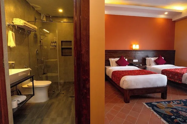 غرفة ديلوكس بسريرين منفصلين بشرفة، Hotel Dolmaling 8/10