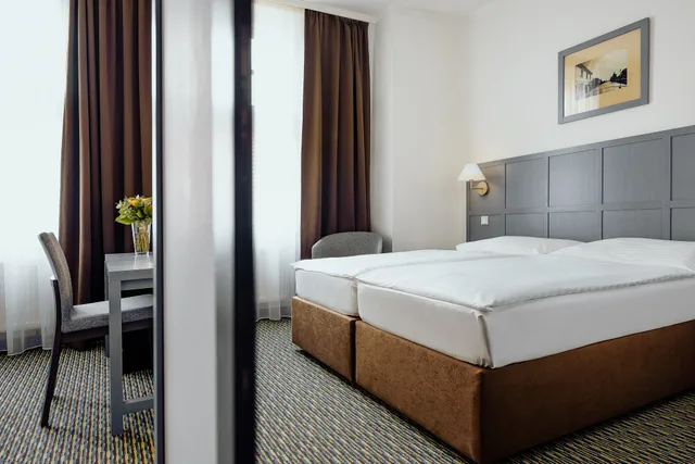 غرفة سوبيريور بسرير مزدوج أو سريرين منفصلين، Central Hotel 4/6