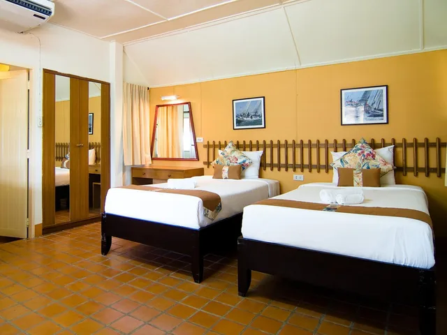 بنغل بريميوم بسريرين منفصلين، Lawana Escape Beach Resort 2/2