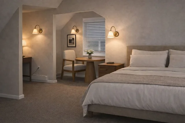 Room, King Bed, Alcove، The Manchester View 1/2