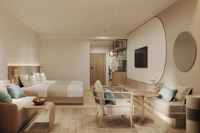 Room, King Bed, Sea View, Large, Deluxe Building، Kc Grande Resort and Spa 8/10
