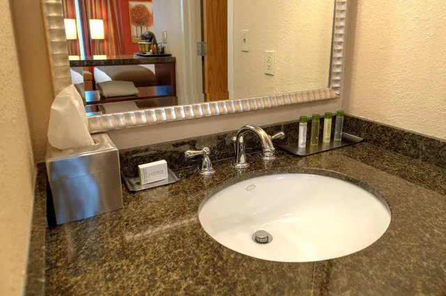 غرفة بسرير كينج مع أريكة، Doubletree By Hilton Hotel St Louis Chesterfield 3/3