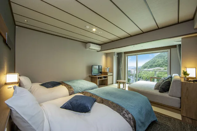 غرفة يابانية غربية، Kinugawa Onsen Hotel 1/1