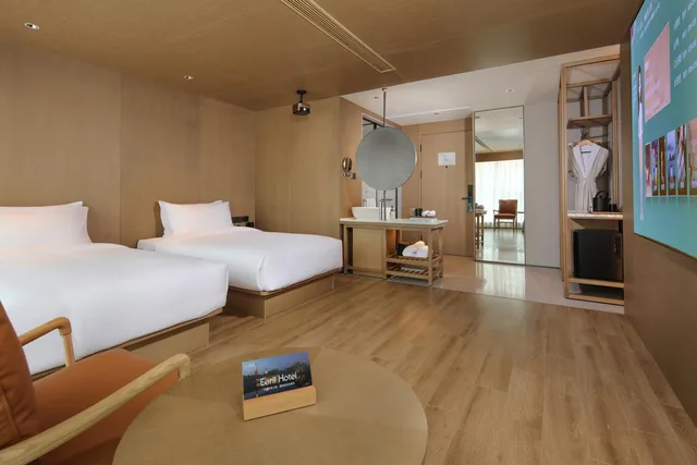 غرفة تنفيذية بسريرين منفصلين، Eeril hotel (Shenzhen Futian Convention and Exhibition Center Branch) 2/2