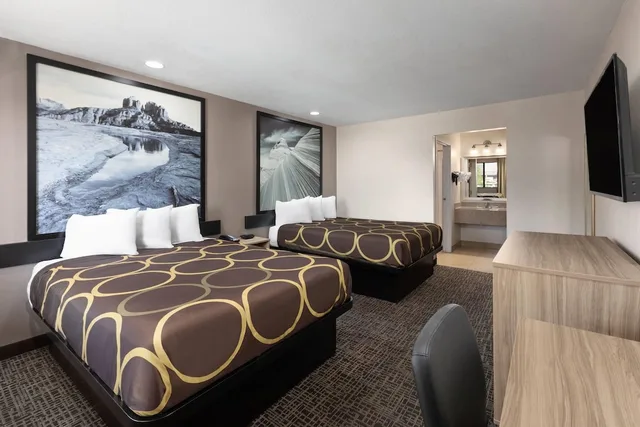 غرفة قياسية بسريرين كوين، Super 8 by Wyndham Tucson/Grant Road Area AZ 6/9