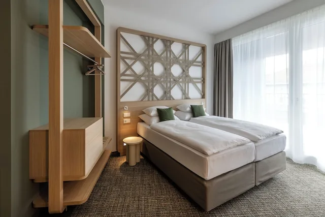 غرفة ديلوكس بسرير مزدوج أو سريرين منفصلين، Arcotel Aq Wien 1/3