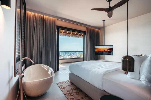 بنتهاوس فاخر بإطلالة على البحر بغرفتي نوم، The Kontiki Curacao Beach Resort 2/5