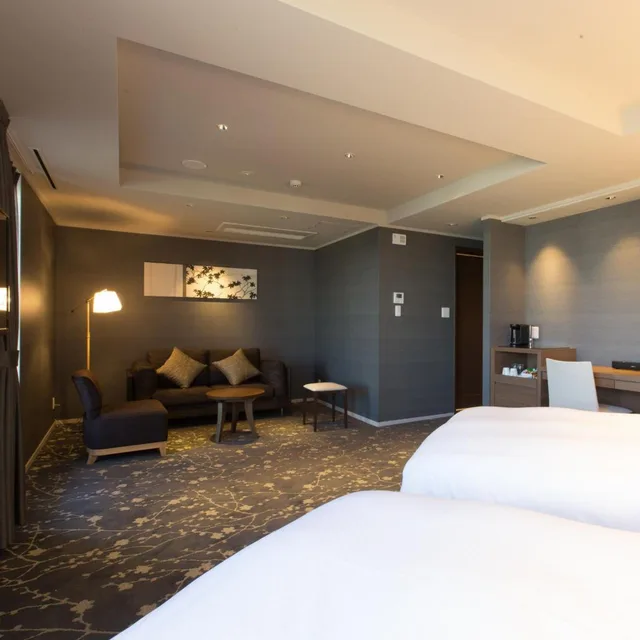 غرفة ديلوكس بسريرين منفصلين، Hotel Shiki Utsubo Park 4/10