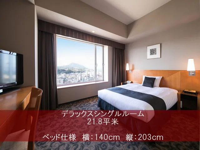 غرفة ديلوكس بسرير كوين، Hotel Nikko Oita Oasis Tower 3/6