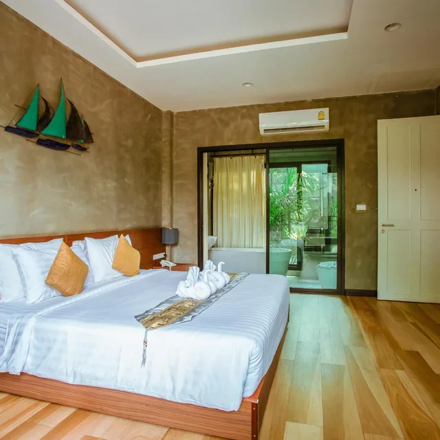 غرفة عائلية بإطلالة على الحديقة، Blue River Resort 3/10