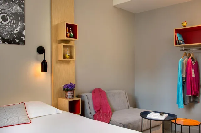 غرفة بريفيليج بسرير كوين وسرير فردي، Chouette Hotel 2/4