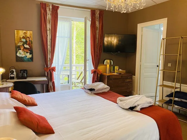 غرفة ديلوكس بسريرين منفصلين، HOTEL LE ROC AU CHIEN 3/8