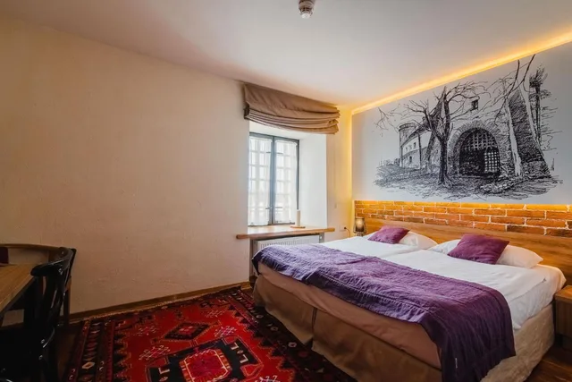 غرفة بسريرين مزدوجين، Hotel Podklasztorze 1/1