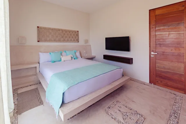 جناح بسرير كوين بغرفة نوم واحدة بمطبخ، Casa Astral Holbox Boutique and Apartments 1/10