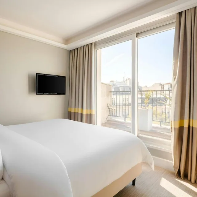 Roof Top, Suite, King Bed, Panoramic, Eiffel View، L Edmond Hotel Parc Monceau 1/2