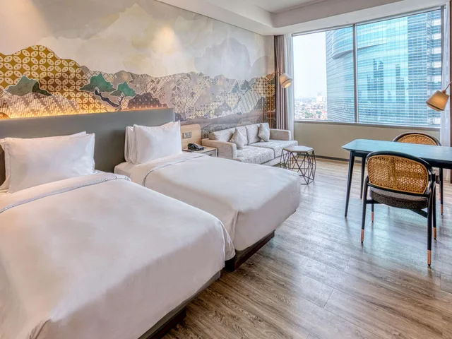 جناح استوديو تنفيذي بسرير مزدوج، Mercure Jakarta Gatot Subroto 2/6