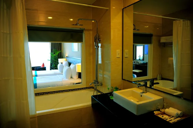 غرفة غراند ديلوكس بسريرين منفصلين بإطلالة على البحر، Sandunes Beach Resort Spa 9/10