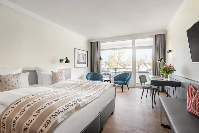 غرفة بريميوم بسرير مزدوج، Hotel Yachtclub 1/3
