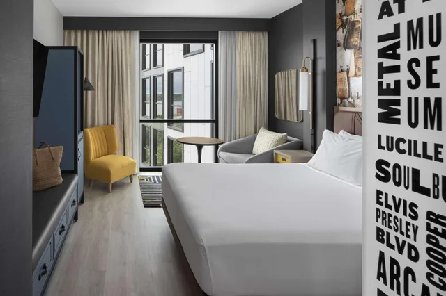 جناح بإطلالة على النهر بشرفة، Hyatt Centric Beale Street Memphis 1/1