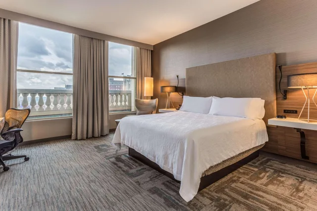 جناح بإطلالة على المدينة بغرفة نوم واحدة، Hilton Garden Inn Indianapolis Downtown 1/4