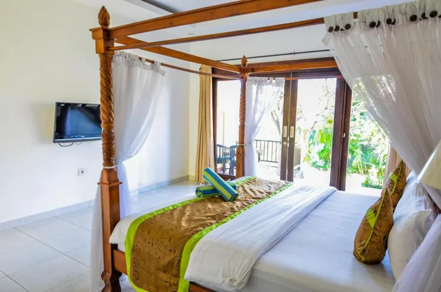 غرفة عائلية بسريرين كينج بمسبح خاص، Tamarind Beach Bungalows 1/1