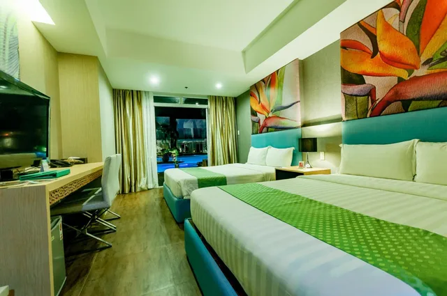 غرفة عائلية بإطلالة على المسبح، Aziza Paradise Hotel 8/9