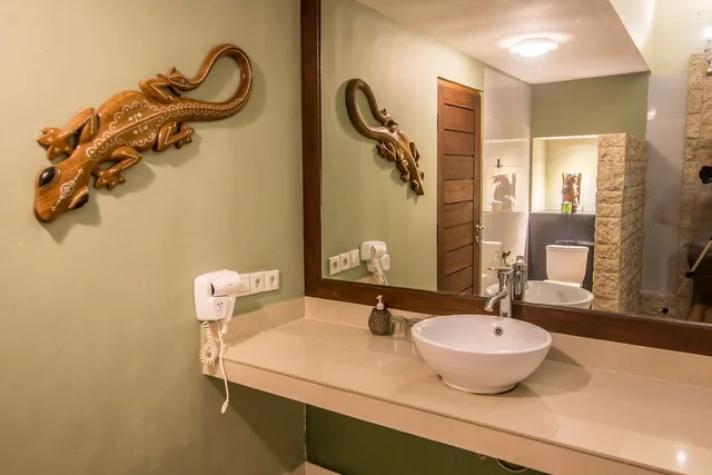 غرفة قياسية بسرير مزدوج بإطلالة على الحديقة، Balisanti Bungalows 1/1