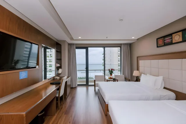 غرفة ديلوكس بسرير فردي بإطلالة على البحر، Grand Sea Hotel 1/3