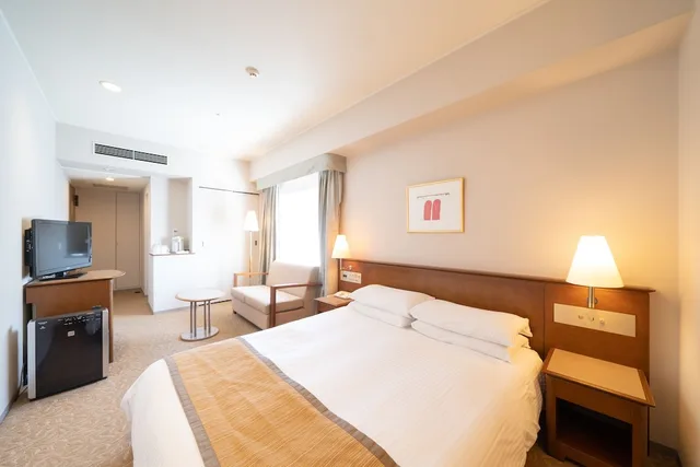 غرفة بسرير مزدوج، Hotel Terrace The Square Hitachi 2/5