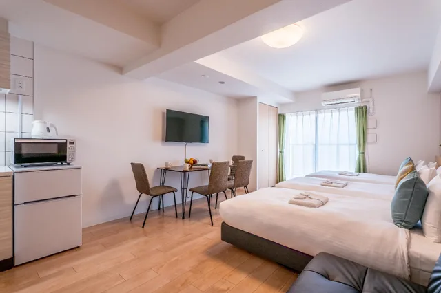 شقة سكنية بثلاثة أسرّة بـ4 غرف نوم مع أريكة، Eslead Hotel Namba South I 1/1