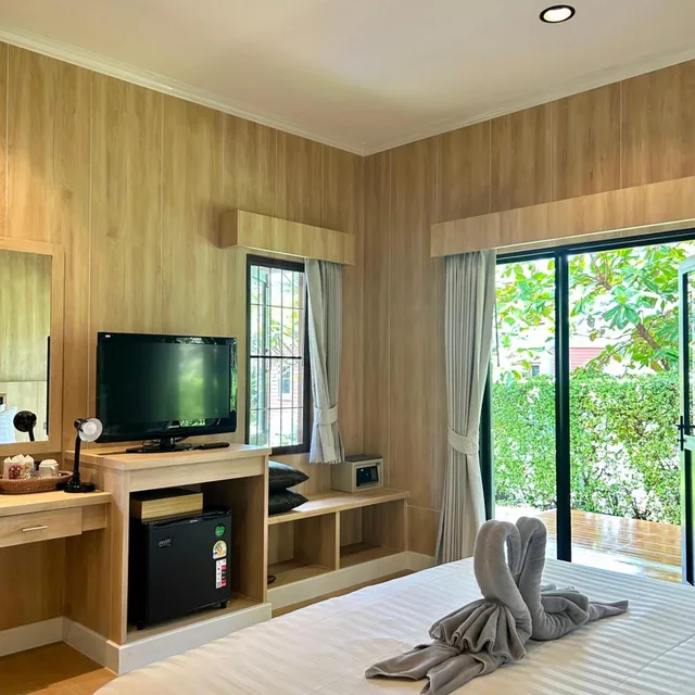 غرفة بإطلالة على الحديقة، Kai Bae Beach Resort Koh Chang 5/7