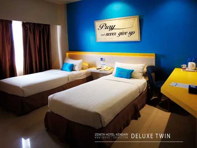 غرفة ديلوكس بسريرين منفصلين للمدخنين، Zenith Hotel Kendari 1/2