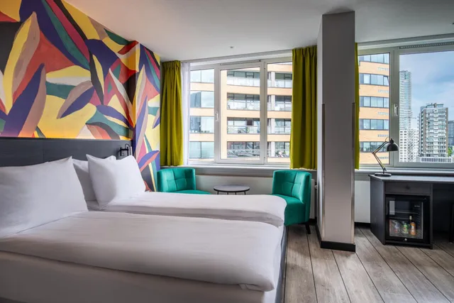 غرفة سوبيريور بسرير مزدوج أو سريرين منفصلين، Thon Hotel Rotterdam 2/10