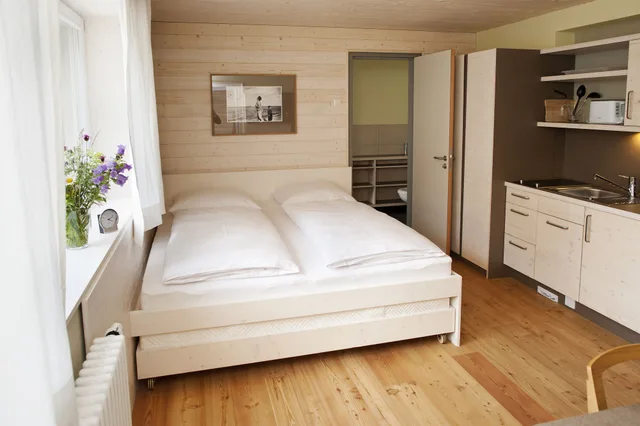 غرفة ديلوكس بسرير كوين، Familienhotel Weimar 1/1