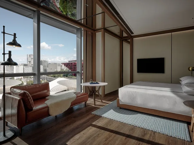 Deluxe, King Bed, Pavilion View، Thompson Shanghai Expo, by Hyatt 1/1
