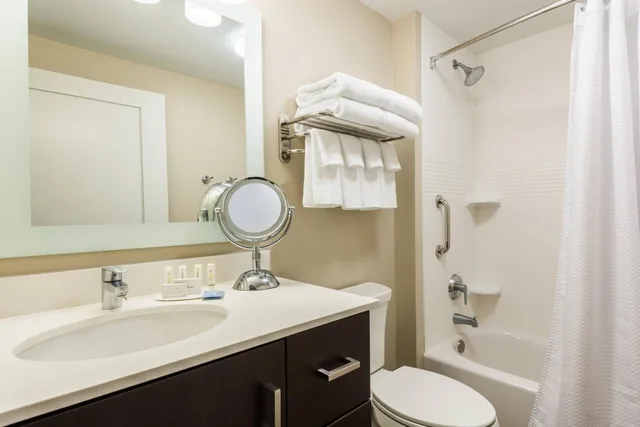 جناح بسرير كينج بغرفة نوم واحدة مع أريكة لذوي الإعاقة، TOWNEPLACE SUITES LATHAM ALBANY AIRPORT 5/10