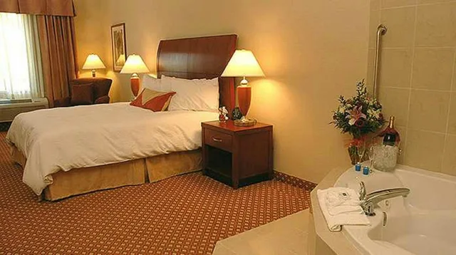 غرفة بسرير كينج لذوي الإعاقة، Hilton Garden Inn Victorville 1/1