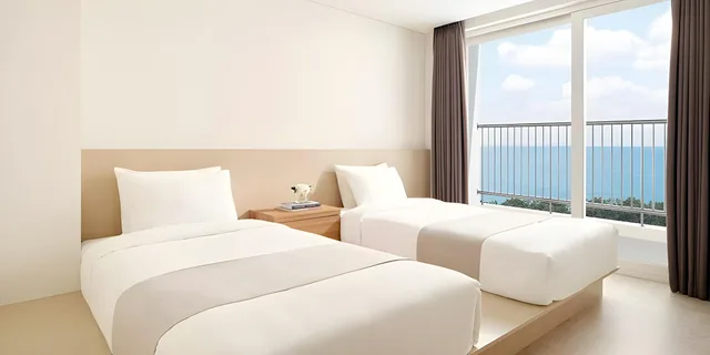 غرفة ملكية بسرير مزدوج بإطلالة على البحر، Hanwha Resort Daecheon Paros 1/2
