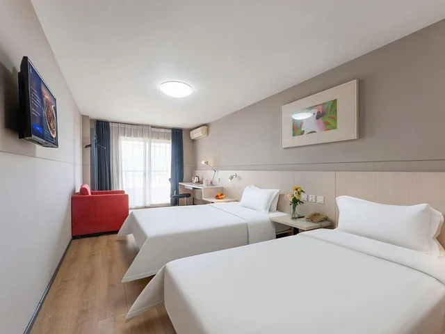 غرفة سوبيريور بسريرين منفصلين، Jinjiang Inn Kunshan Tongfeng Rd 1/1