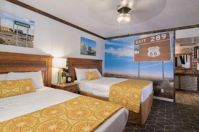 Economy, 2 Queen Beds, Annex, El Rancho Hotel 1/2