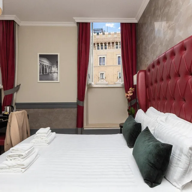 غرفة ديلوكس بسرير مزدوج بحوض استحمام، Hotel Castellino Roma 4/9
