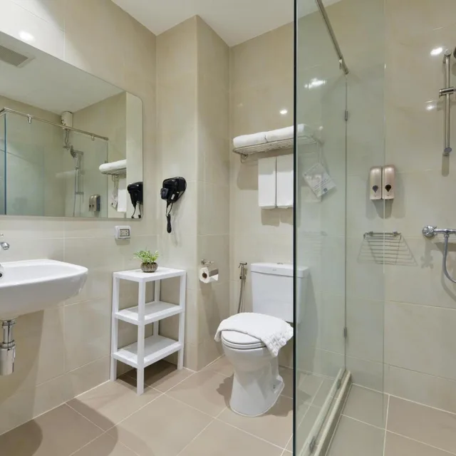 غرفة تنفيذية بسرير مزدوج، Old Thai Heng Hotel 5/5