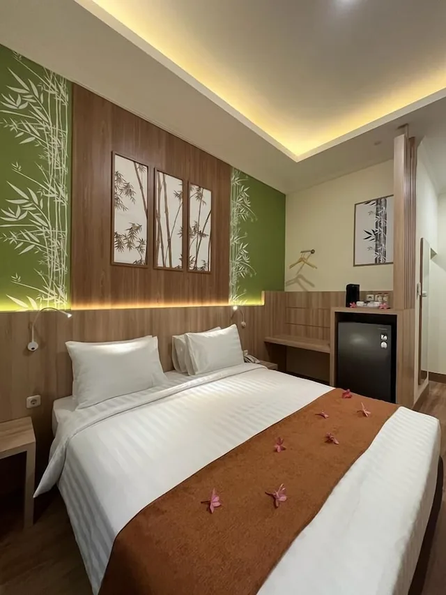 غرفة بريميير بسرير كينج بشرفة، D'Bamboo Suites 4/10