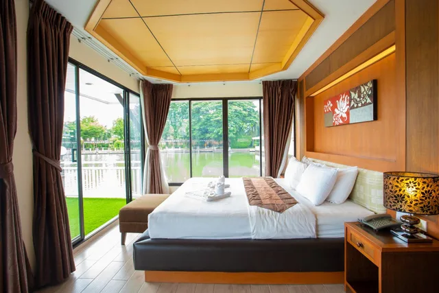 غرفة بإطلالة على البحيرة، Chawalun Resort 1/3