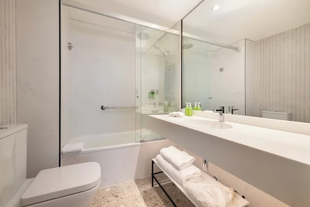 Standard, King Bed, Mountain View, Bath and Shower، Holiday Inn Express Santiago Las Condes Former Holiday Inn Express Santiago el Golf 5/5