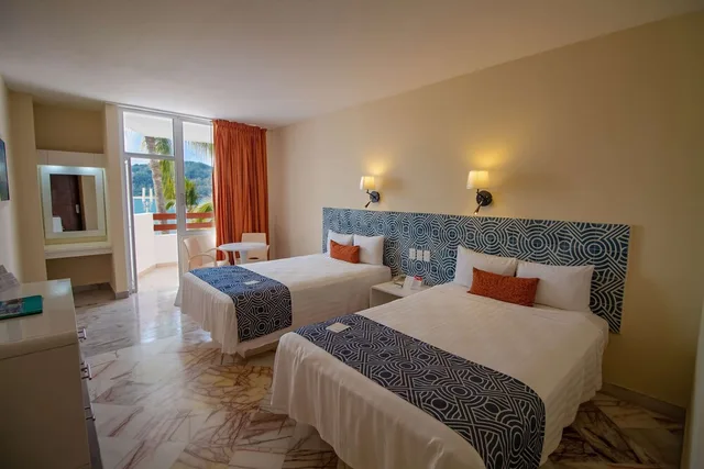 غرفة قياسية بسريرين مزدوجين بإطلالة على البحر، Oceano Palace Beach Hotel 4/10
